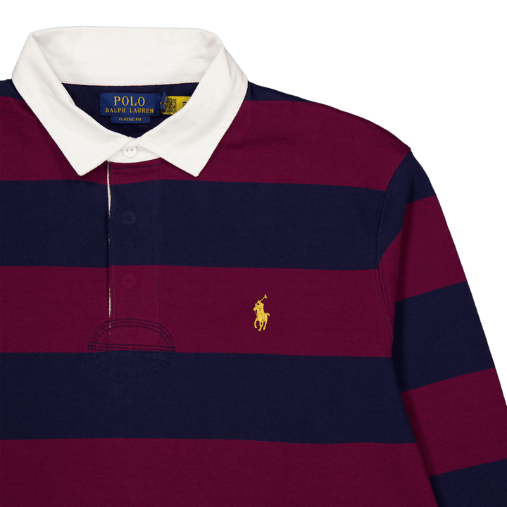 The Iconic Rugby Shirt Cruise Navy/ Classic Wine