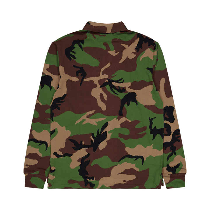 Polo personalizzata Slim Fit Camo Mesh Surplus Camo