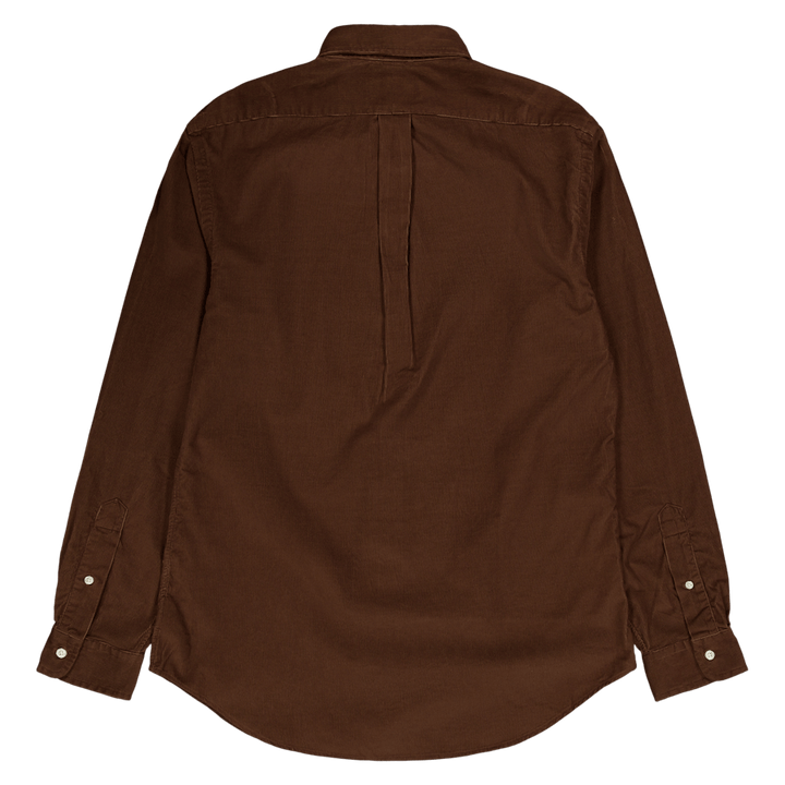 Camicia di velluto a coste dal taglio personalizzato Mousse al cioccolato