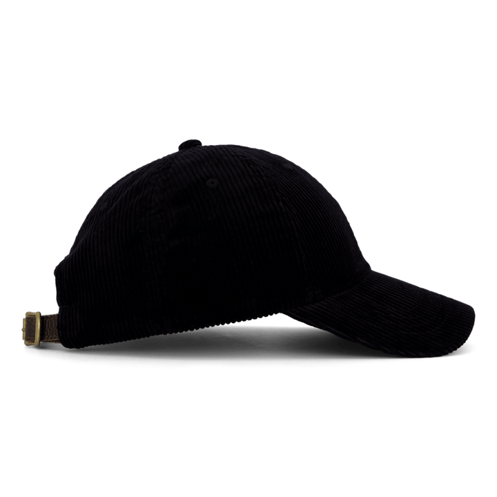 Cappello a sfera in velluto a coste Polo nero