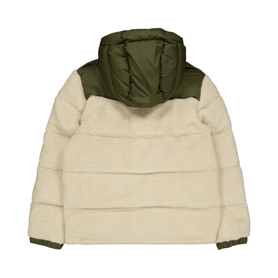 Hybrid Down Jacket Canopy Olive/Spring Beige