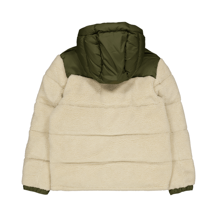 Hybrid Down Jacket Canopy Olive/Spring Beige