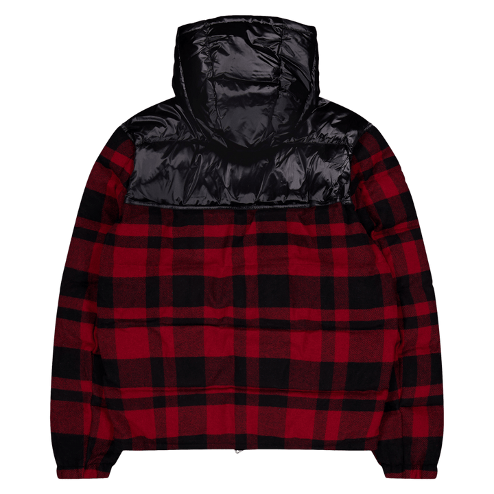 Wasserabweisende Hybrid-Daunenjacke Polo Black/Holiday Check