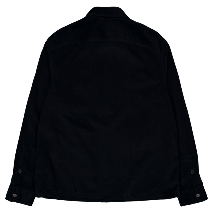 Manšestrová pracovní košile Classic Fit Polo Black