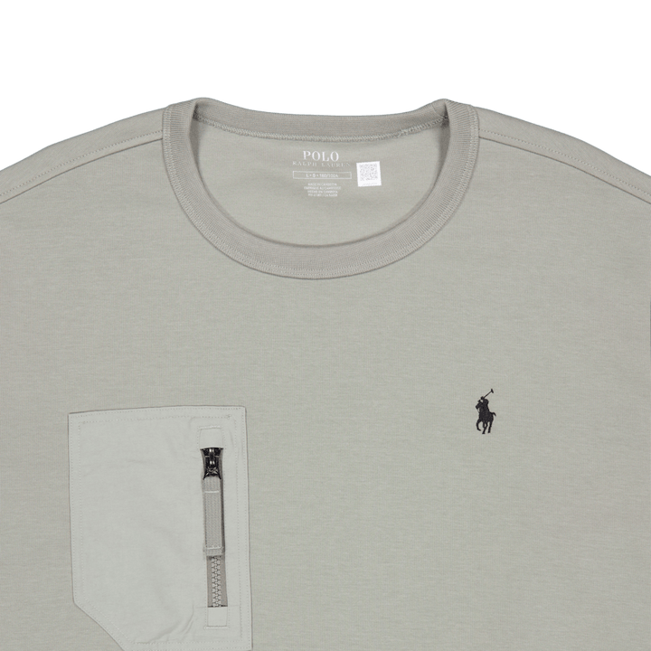 Felpa con tasca a doppia maglia Performance Grey