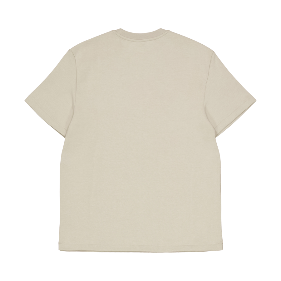 T-shirt de malha dupla com bolsos Classic Stone