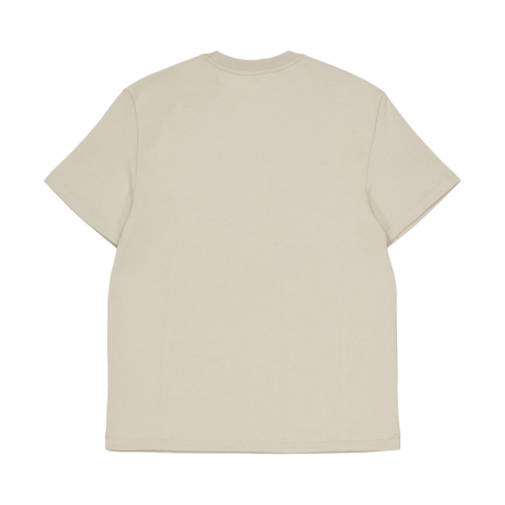 T-shirt de malha dupla com bolsos Classic Stone