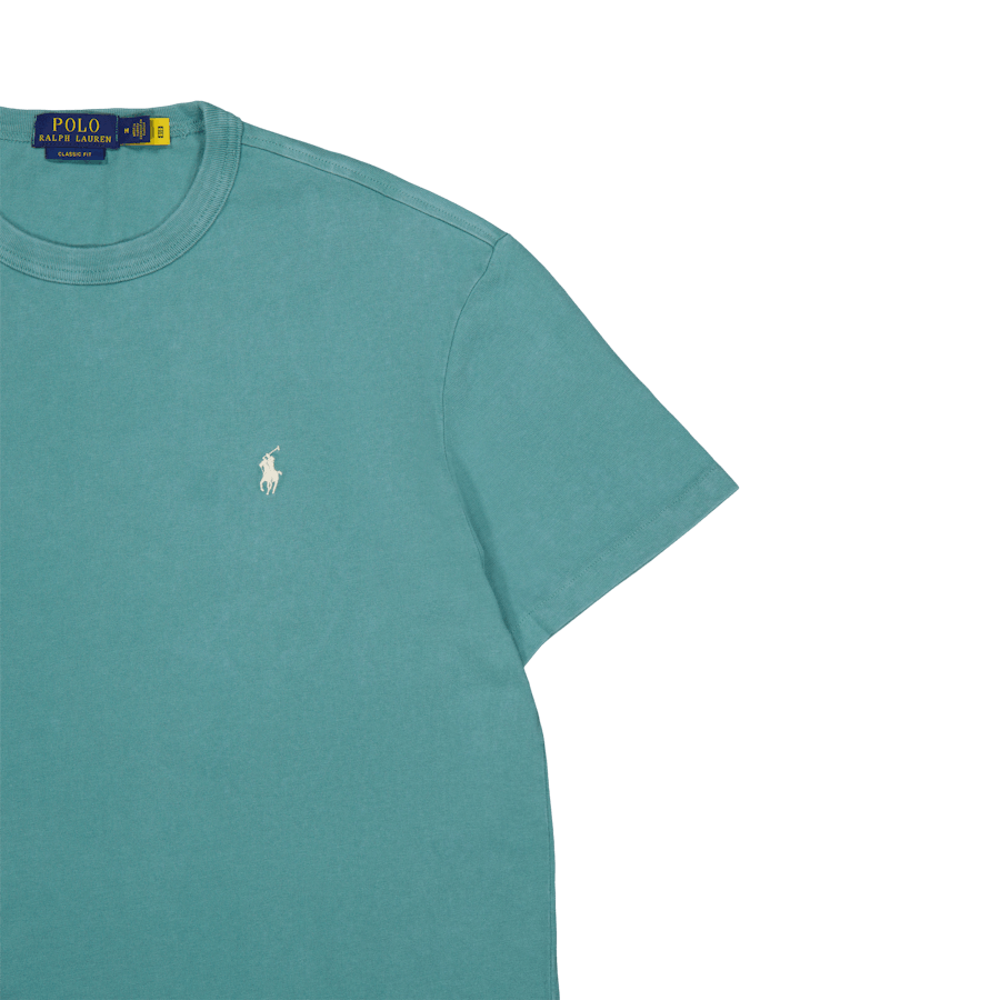 Maglietta in jersey girocollo dal taglio classico Fairway Green