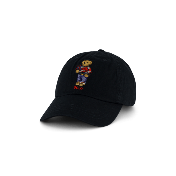 Polo Bear Twill Ball Cap Polo Black
