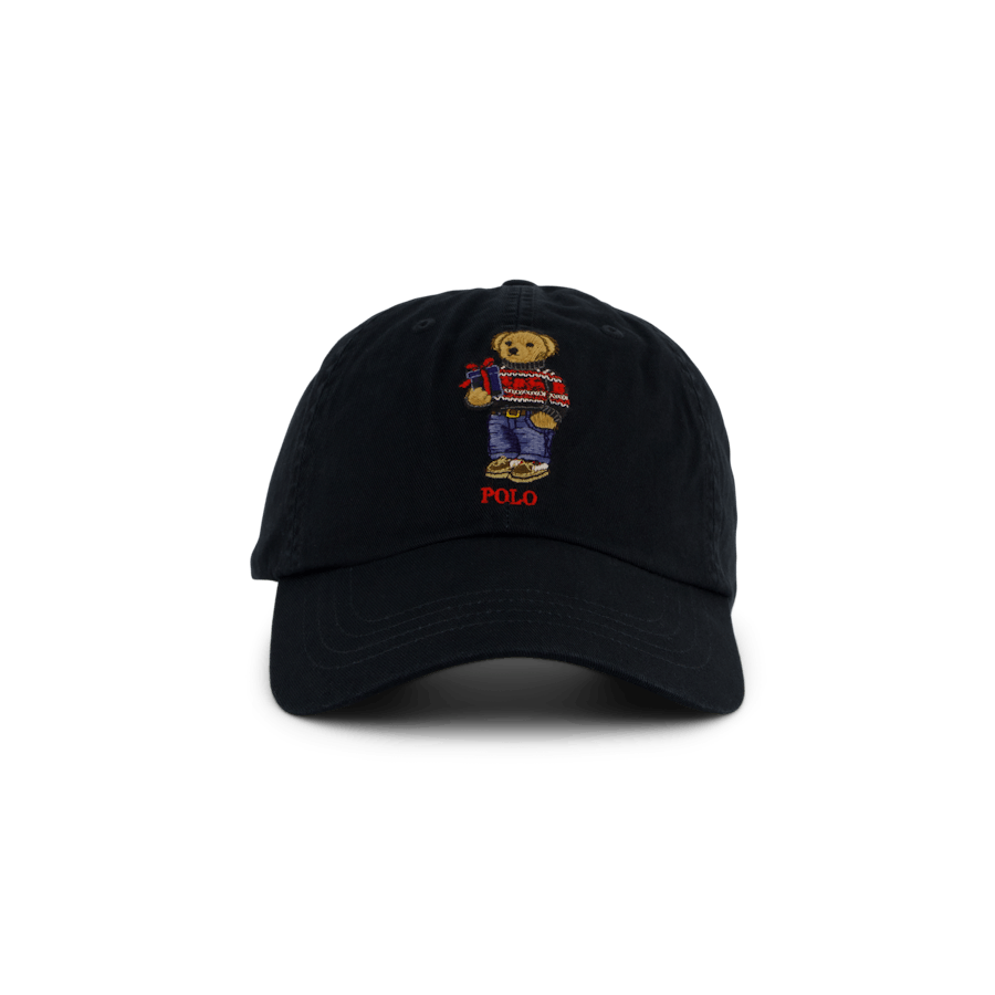 Polo Bear Twill Ball Cap Polo Black