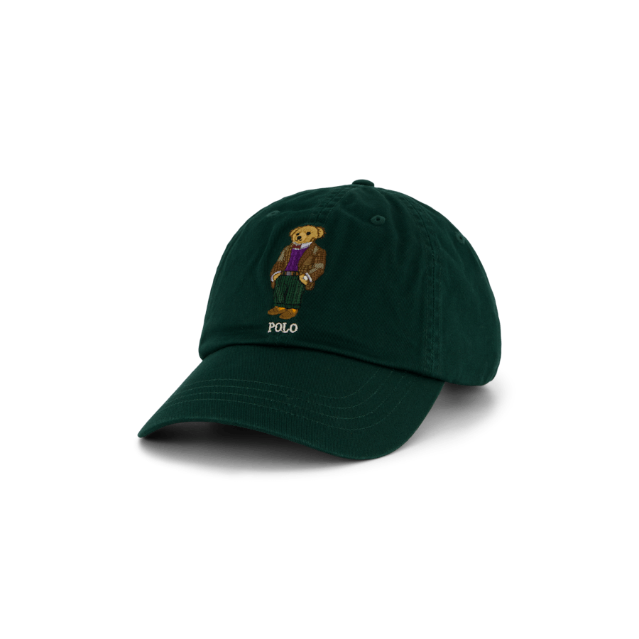 Polo Bear Twill Ball Cap Moss Agate