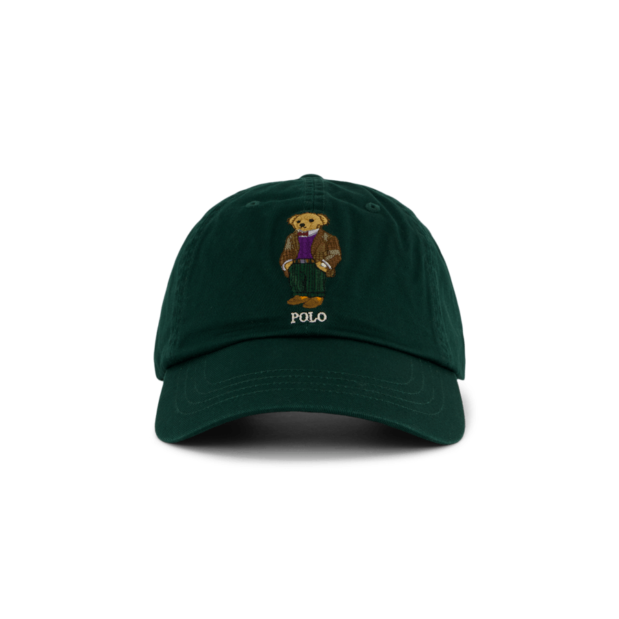 Polo Bear Twill Ball Cap Moss Agate