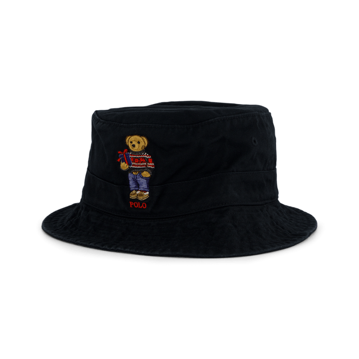 Polo Bear Twill Bucket Hat Polo Black