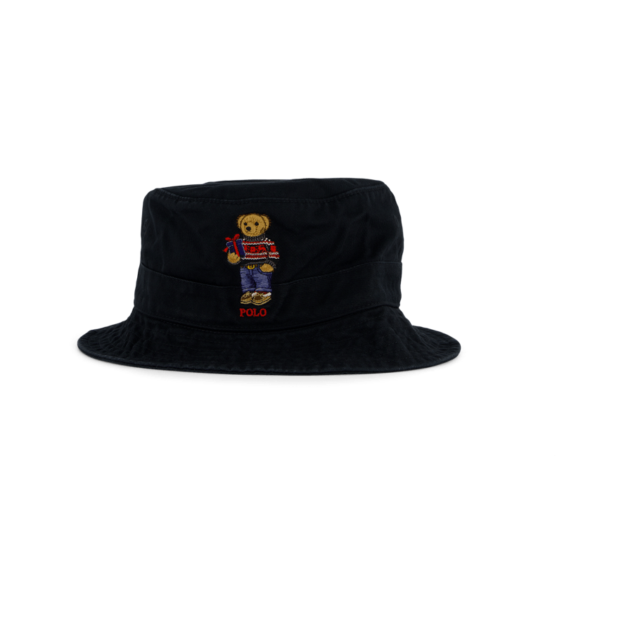 Polo Bear Twill Bucket Hat Polo Black