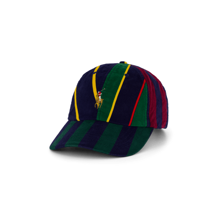 Striped Corduroy Ball Cap Fun Stripes Multi