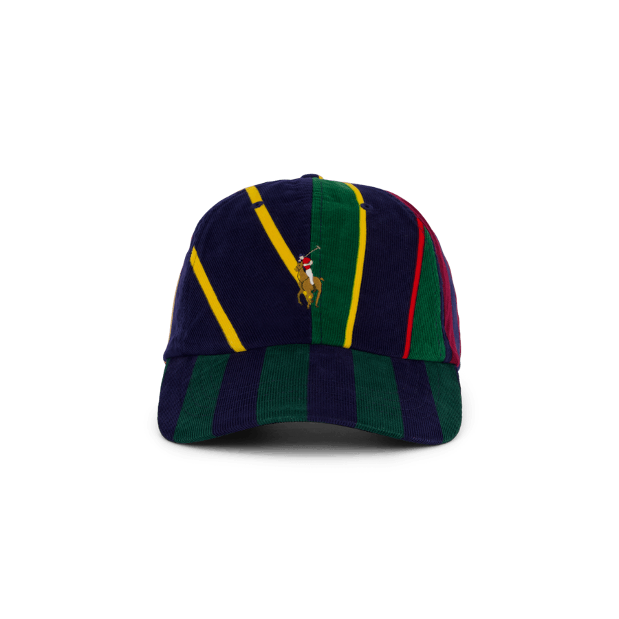 Striped Corduroy Ball Cap Fun Stripes Multi