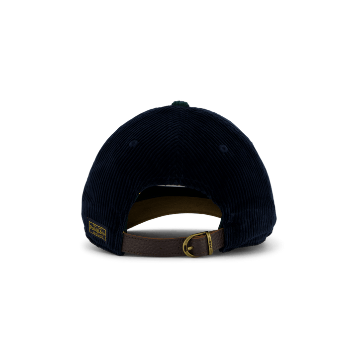 Suede-Bill Corduroy Ball Cap College Green/Aviator Navy