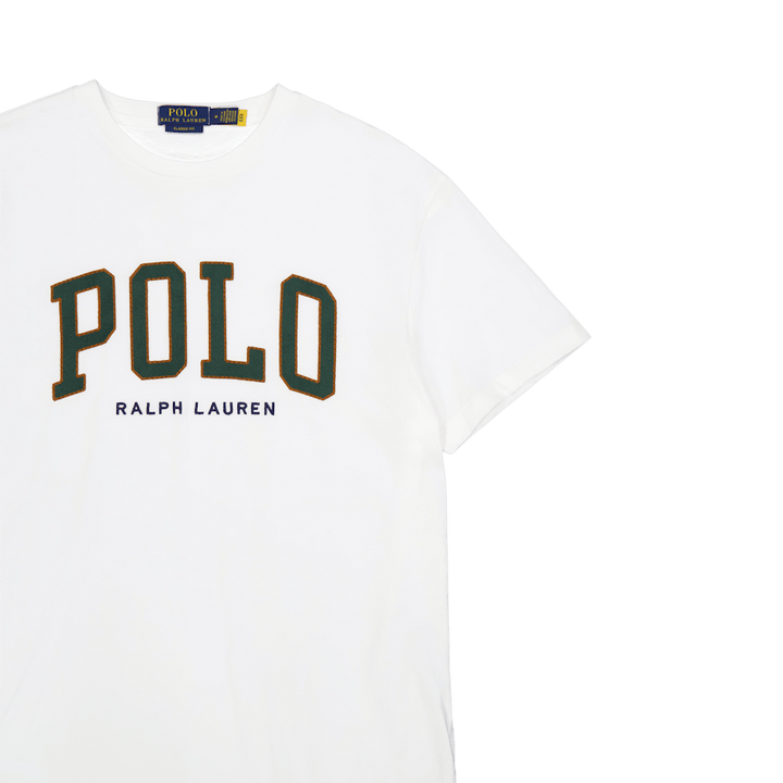 Maglietta Nevis in jersey con logo dal taglio classico
