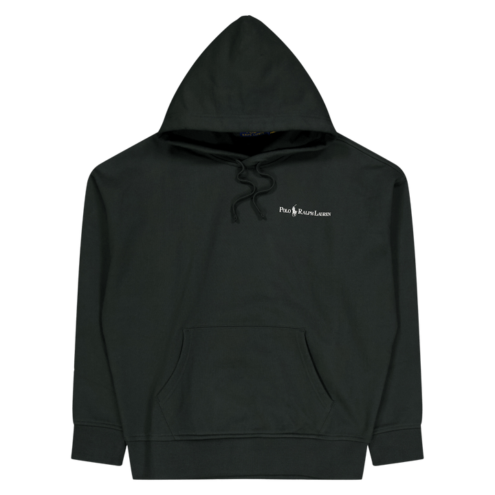 Relaxed Fit Logo Fleece Hoodie Faded Black Canvas