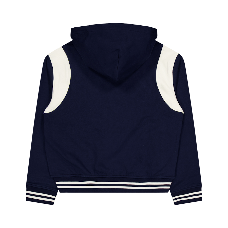 Fleece bezbola jaka ar kapuci Cruise Navy/Clubhouse Cream