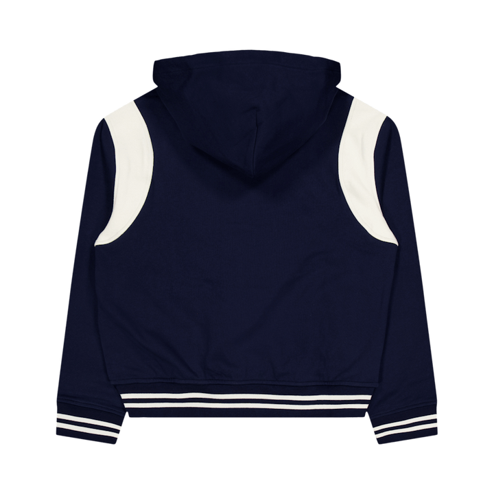 Fleece bezbola jaka ar kapuci Cruise Navy/Clubhouse Cream