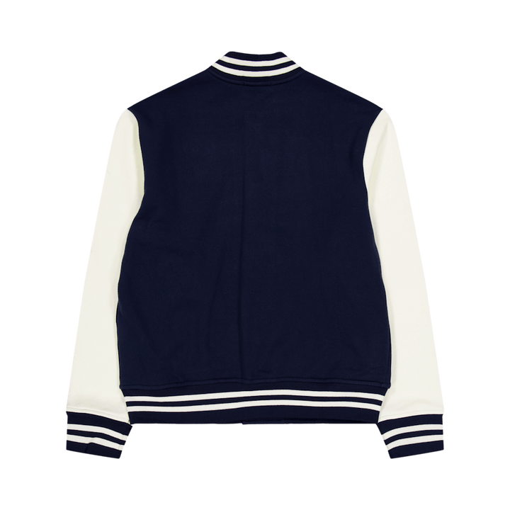 Baseballjakke i fleece Cruise Navy/Clubhouse Cream