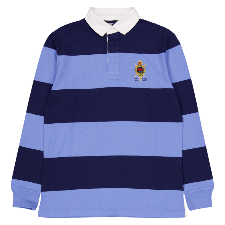 Ragbyová košile Classic Fit Striped Jersey Newport Navy Multi