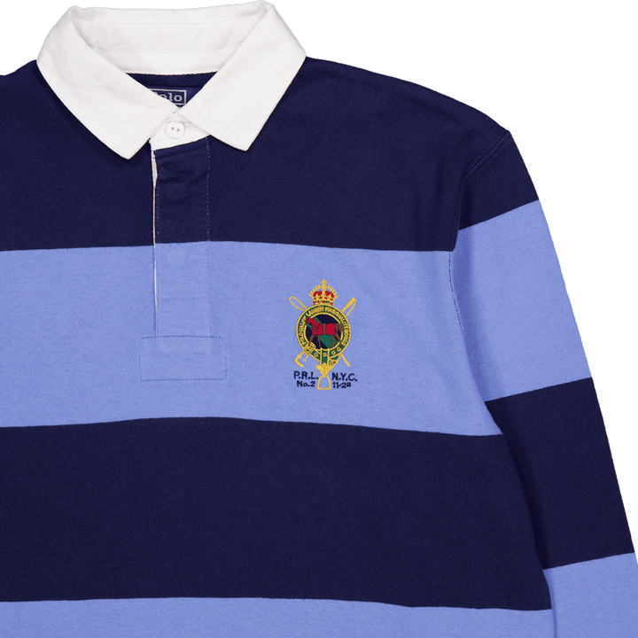 Ragbyová košile Classic Fit Striped Jersey Newport Navy Multi