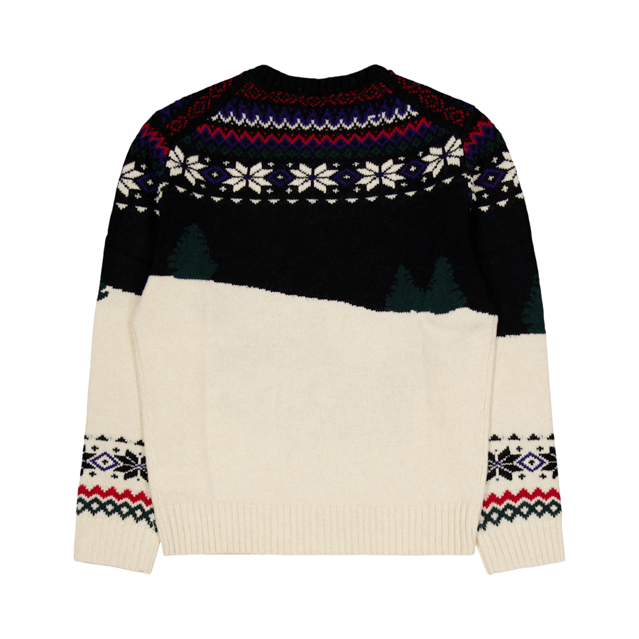Polo Bear Wool-Blend Sweater Snowflake Combo