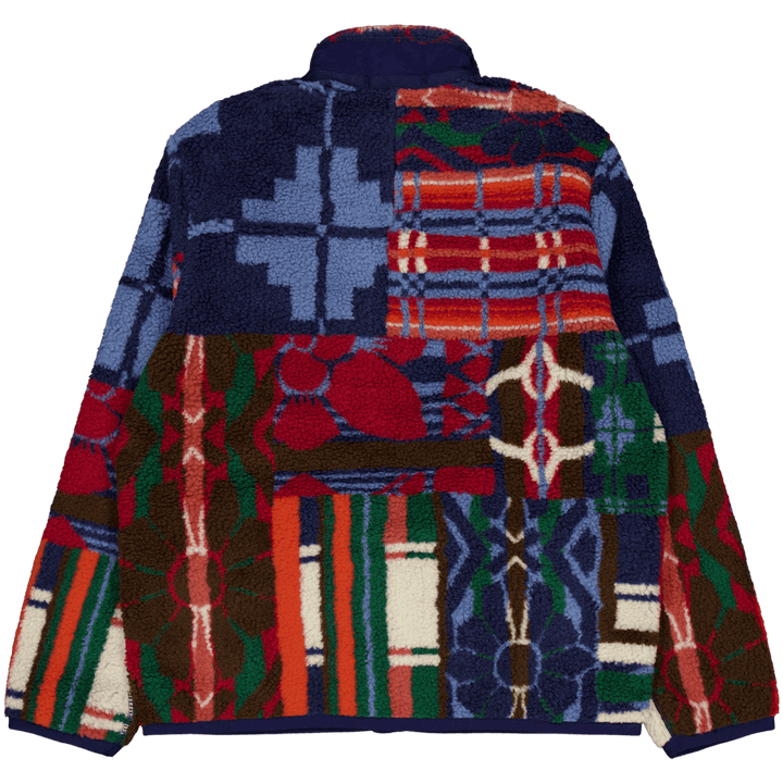 Patchwork Pile Fleece Jacket Pinelodge Patchwork