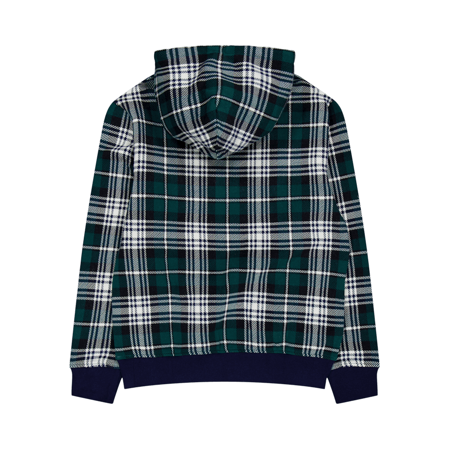 Polo Bear Plaid Felpa con cappuccio Fa23 Tartan Hrtg Bear