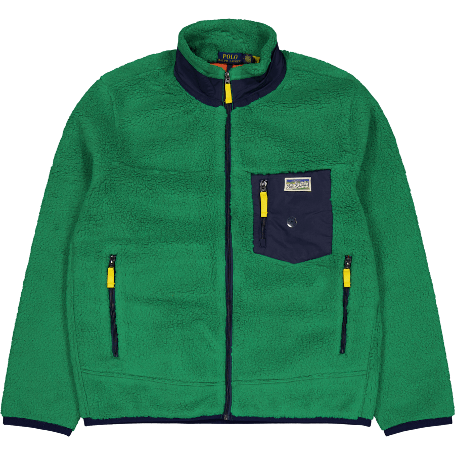 Pile Fleece Jacket Billiard