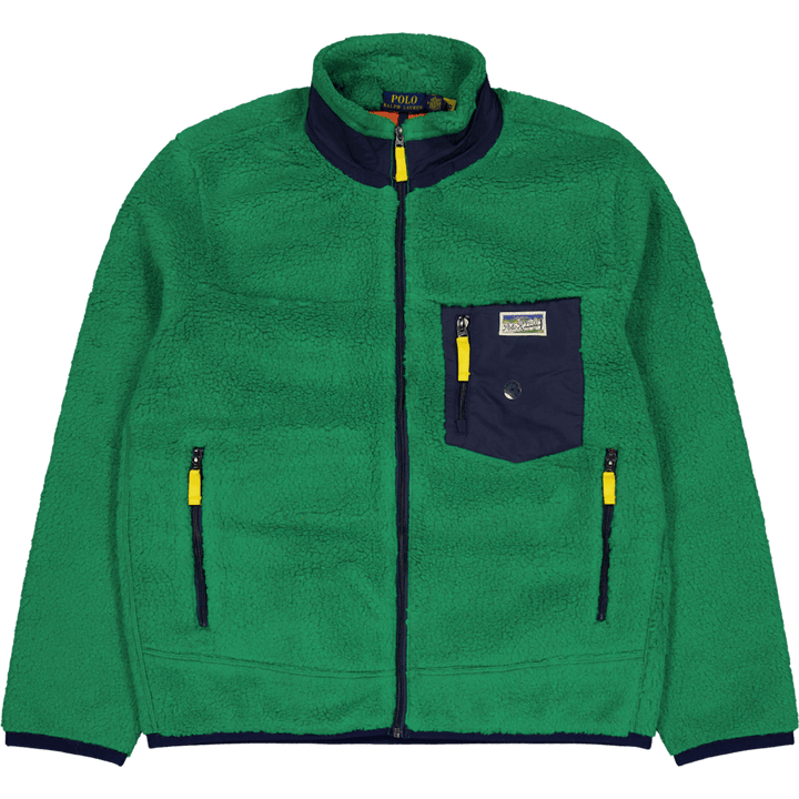 Pile Fleece Jacket Billiard