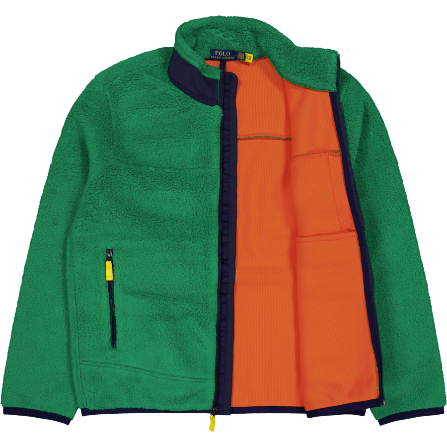 Pile Fleece Jacket Billiard