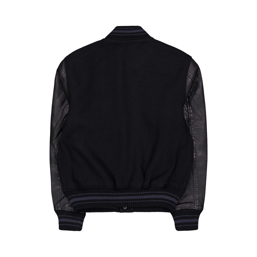 The Iconic Letterman Jacket Polo Black