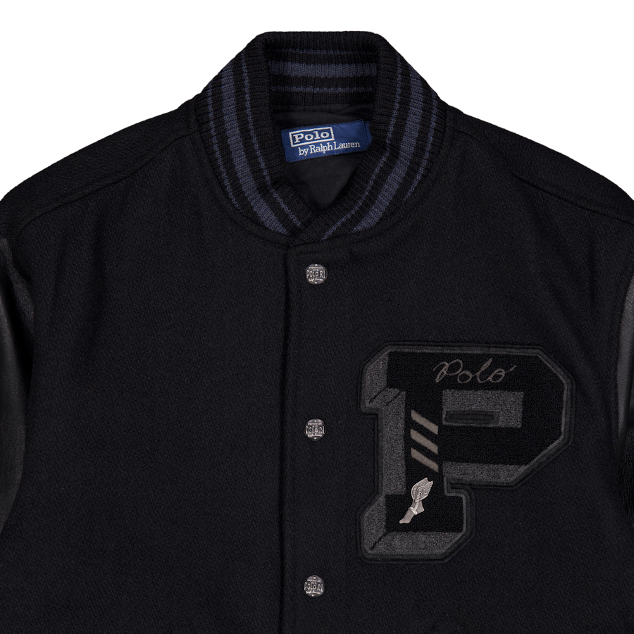 The Iconic Letterman Jacket Polo Black
