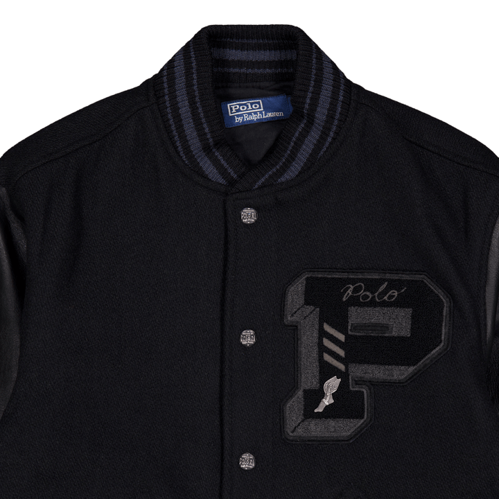 The Iconic Letterman Jacket Polo Black