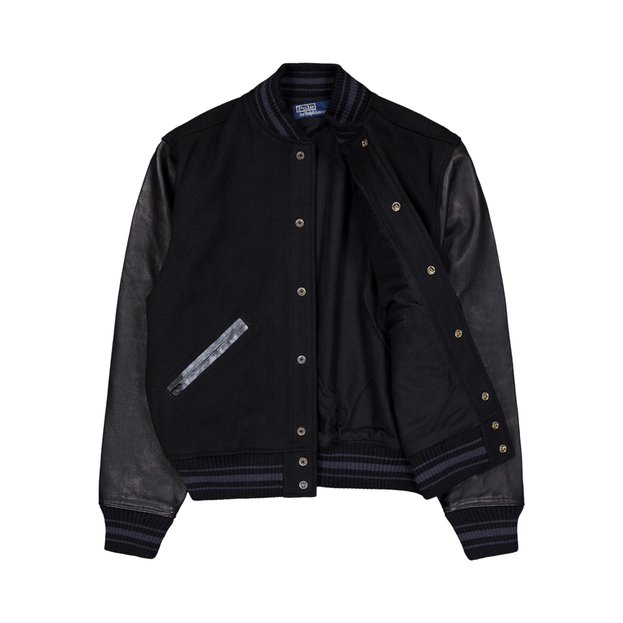 The Iconic Letterman Jacket Polo Black