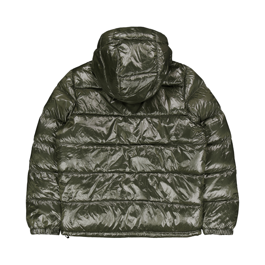 Water-Repellent Down Jacket Fossil Green/Rl 2000 Red