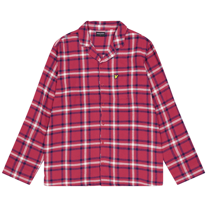 Julian Checked Flannelk Pyjama 9666 Rio Red