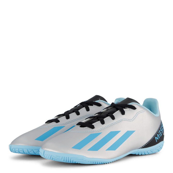 X Crazyfast Messi.4 Indoor Boots Silver Met.