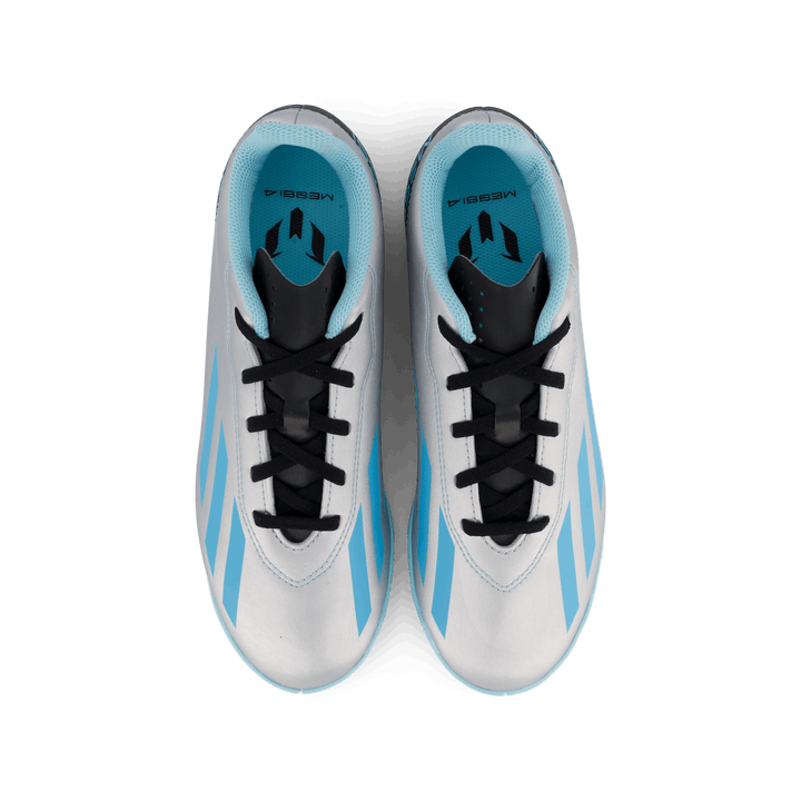 X Crazyfast Messi.4 Indoor Boots Silver Met.
