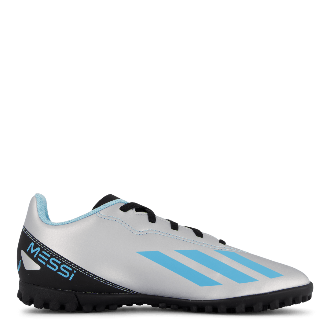 X Crazyfast Messi.4 Turf Boots Silver Met.