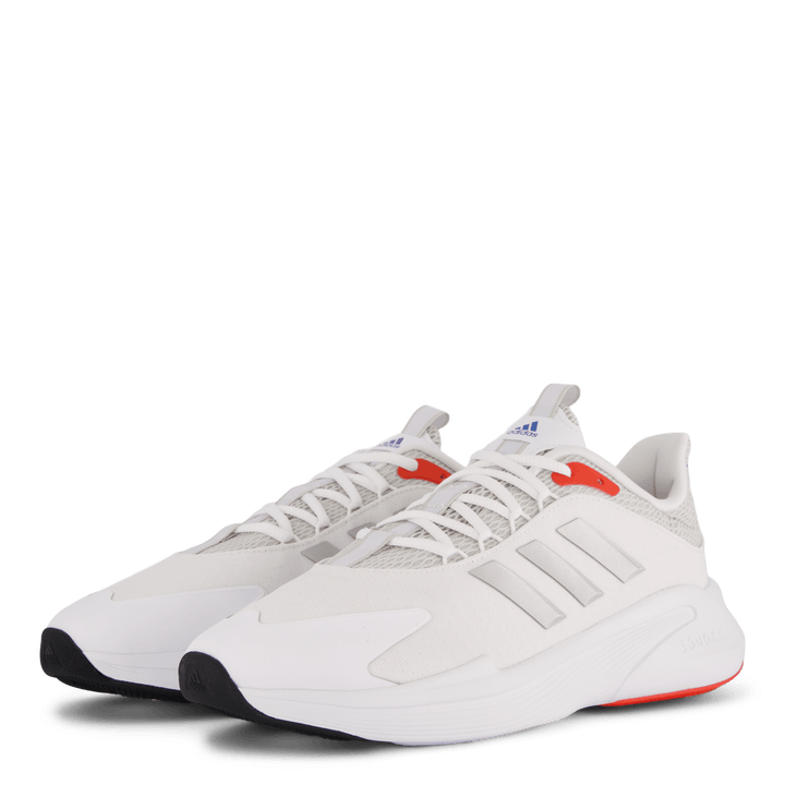 AlphaEdge + Topánky Cloud White / Silver Metallic / Bright Red