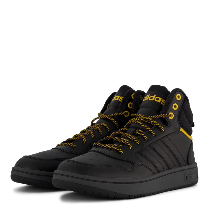Hoops 3.0 Mid Lifestyle Basketball Classic Fur Lining Winterized Shoes Core Black