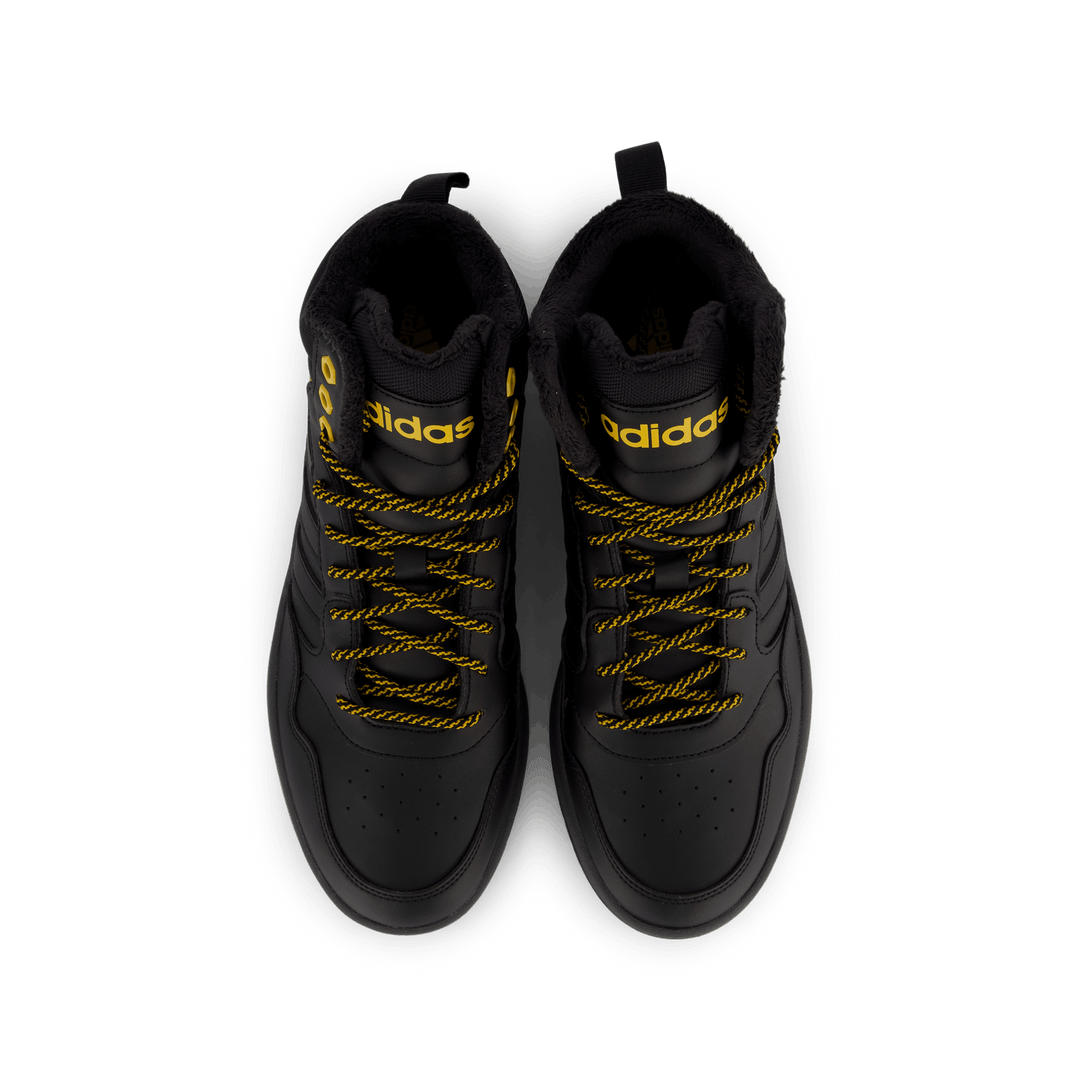 Hoops 3.0 Mid Lifestyle Basketball Classic Fur Lining Winterized Shoes Core Black