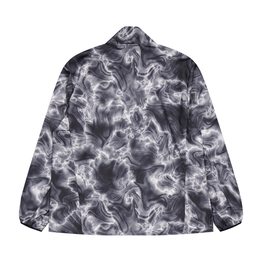Běžecká větrovka s kapucí Own the Run Allover Print White