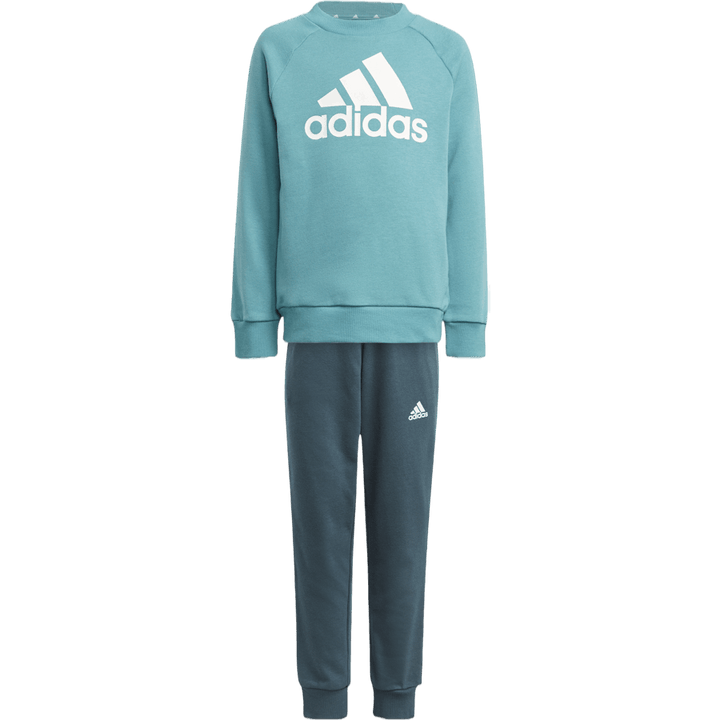 Set di jogger in spugna francese con logo Essentials Arcfus/Bianco
