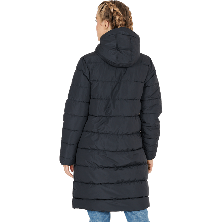 Amaretto W Long Puffer Jacket Black