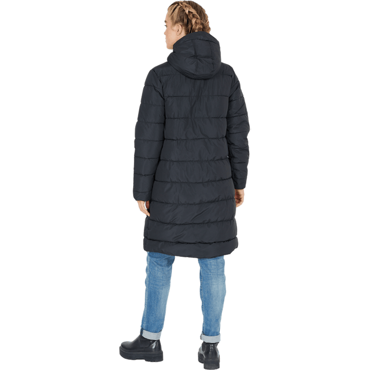 Amaretto W Long Puffer Jacket Black